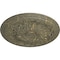 Ekena Millwork Damon Ceiling Medallion (Fits Canopies up to 3 3/8"), 20"OD x 1 1/2"P, Witch Hazel Crackle CM20DAWHC - alternate 4